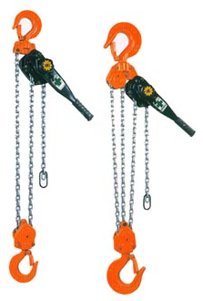 日本象印手扳葫蘆使用圖