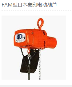 雷電天氣不可使用象印電葫蘆